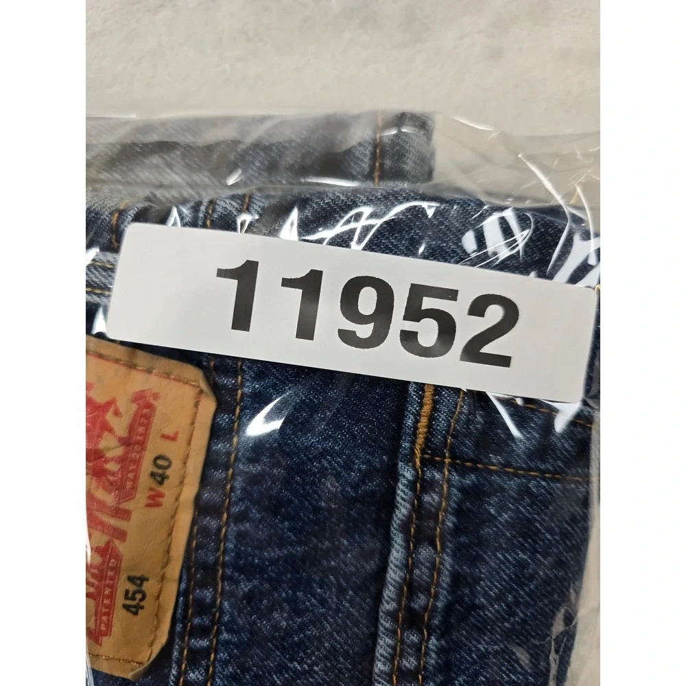 Levi's Denim Shorts Mens 40‎ Blue Jean 100% Cotton Relaxed Fit 454 Jorts
